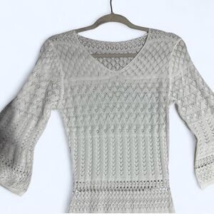 Beach Cover-up Knit Maxi Dress